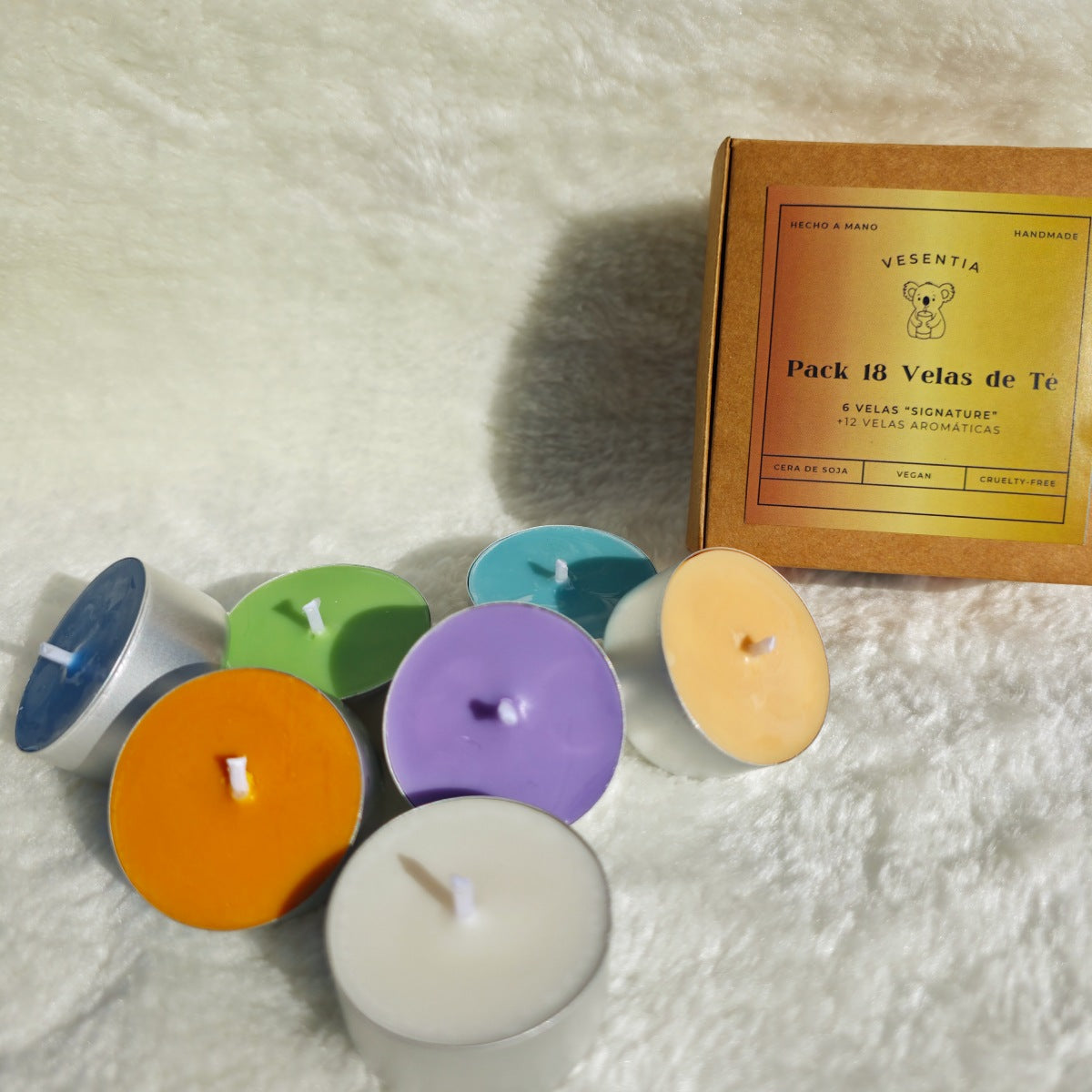 Pack 18 velas de té (6 SIGNATURE + 12 aromáticas)