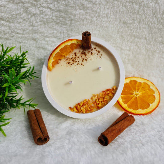 Vela de Canela y Naranja