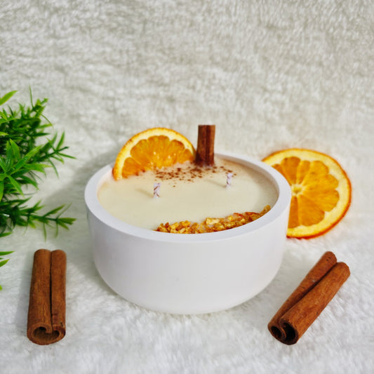 Vela de Canela y Naranja